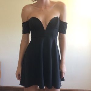 Nasty Gal Plunge Cocktail Dress