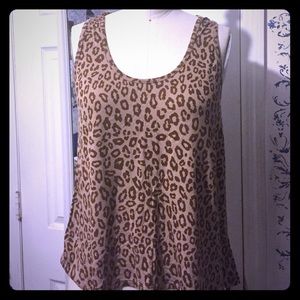 Leopard pattern top