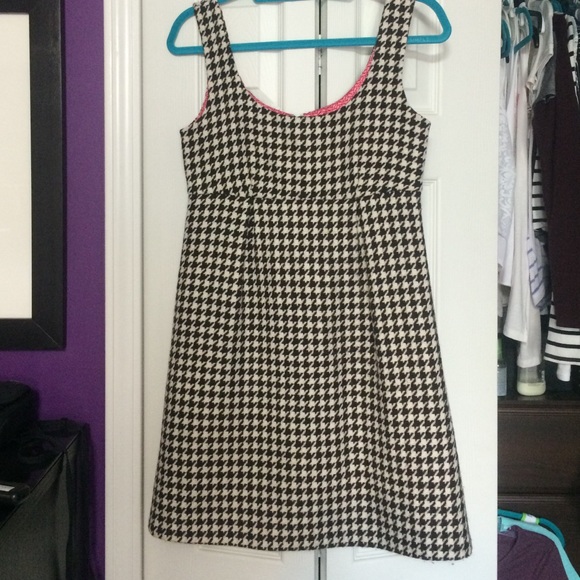 Wool Houndstooth Dress