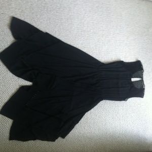 Sold!!!!BCBGMAXAZRIA stretch laceaccent asymmetri