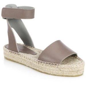 Vince Leather Espadrille Sandals