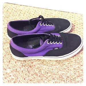 Black and purple vans