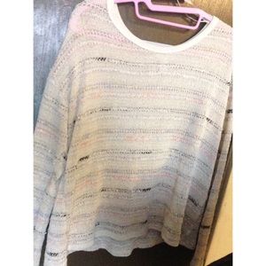 Multi color forever 21 sweater ( plus size)🔮🔮
