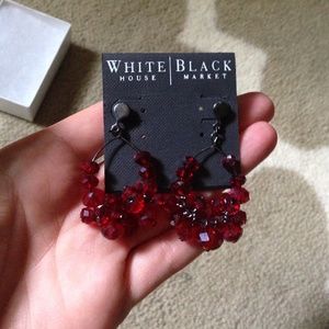Beautiful Red dangle earrings