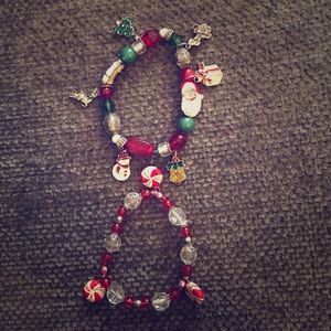 Two Christmas bracelets
