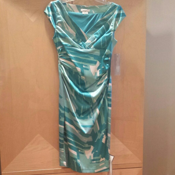Sexy Satin v-neck dress