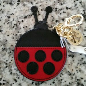 Tory burch ladybug key fob