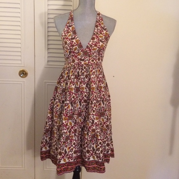 Haltered Floral Sundress - Picture 2 of 4