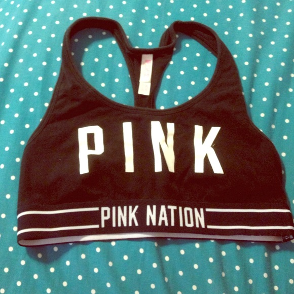 🙅🏼 RESERVED 🙅🏼Medium Black VS Pink Nation Bra