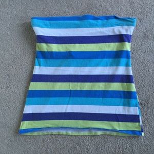 Striped tube top