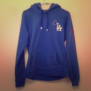 PINK Victoria's Secret Jackets & Coats - Rhinestoned Dodgers LA Hoodie PINK Victoria's Secret Jackets & Coats - Rhinestoned Dodgers LA Hoodie