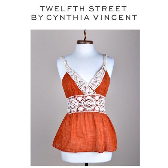 Twelfth Street by Cynthia Vincent Tops - Sale🎉12th StCynthia Vincent Crochet Empire Top