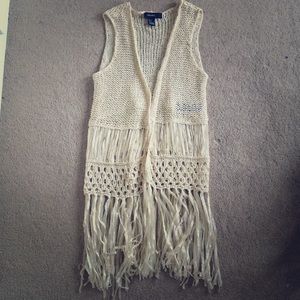 Beach cover up vest