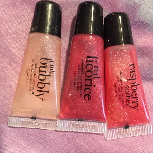 Philosophy lip gloss 3 colors
