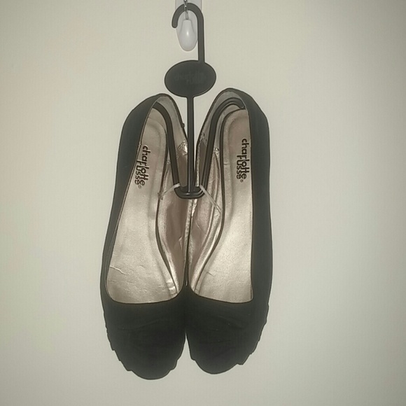 Black flats Charlotte Russe