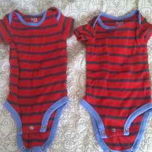 Two Onesies 0-3months