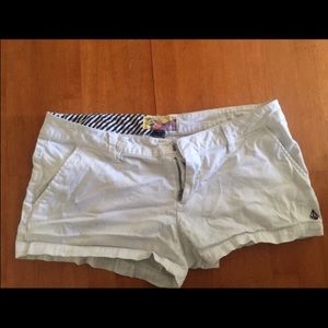 Brand new white volcom shorts