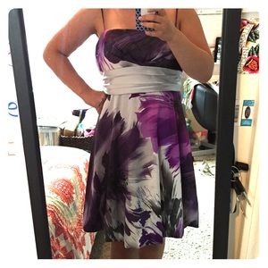 Purple bubble dress