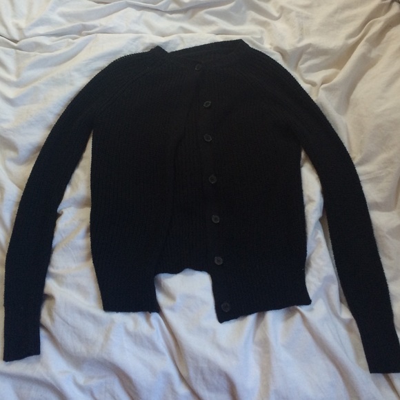 Black Zara knit sweater