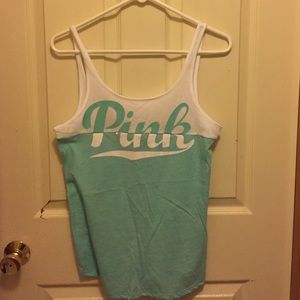 Pink low back tank!