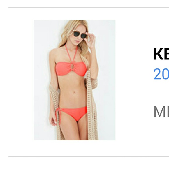 Keyhole Bandeau Bikini Top