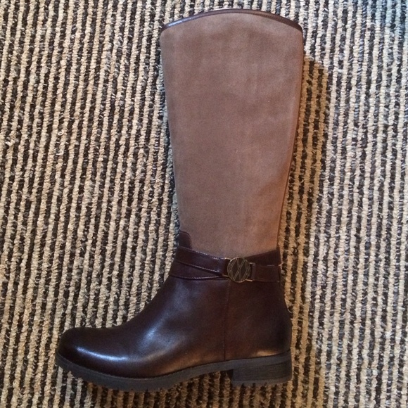 ROCKPORT leather/suede riding boot WOMENS size 8.5 - Picture 1 of 4