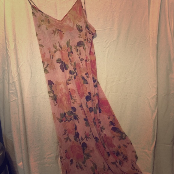 Long floral dress