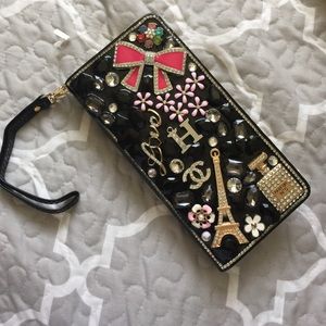 Embellished wallet