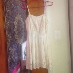 Creme Lace Dress