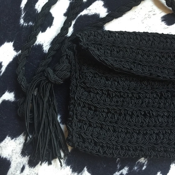SOLD bundles Black Knitted Handbag! - Picture 2 of 4