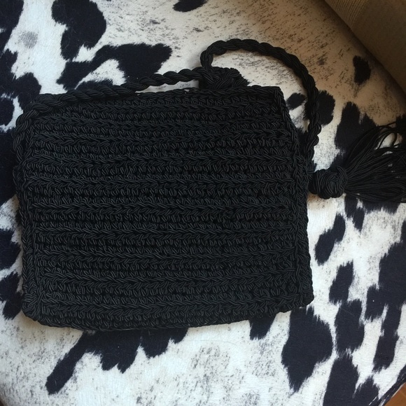 SOLD bundles Black Knitted Handbag! - Picture 4 of 4