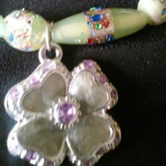 Jade look Beaded Bracelet