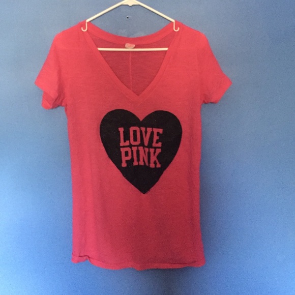 PINK v neck