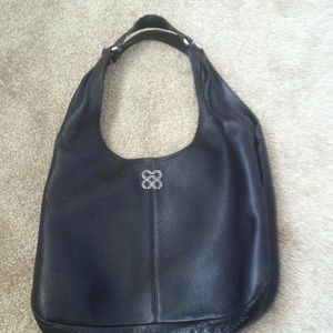 Black Leather Coach purse