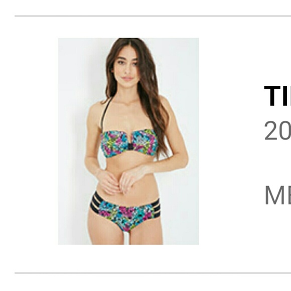 Tye-Dye strappy bikini bottom