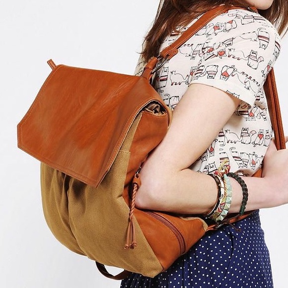 Urban Outfitter's leather backpack