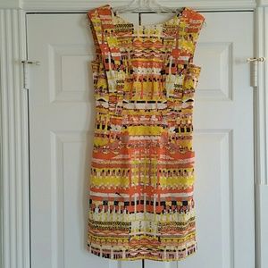 Anthropologie Tribal Print Dress