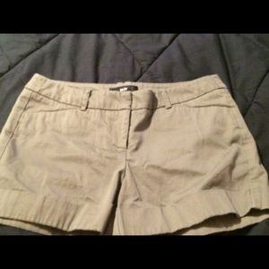 tan shorts