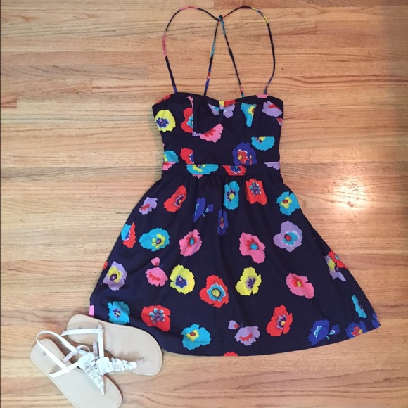 🎀HP🎀 American Eagle bright floral dress - Picture 3 of 4