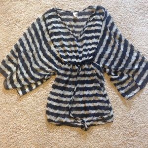 Silky Semi-See Through Top