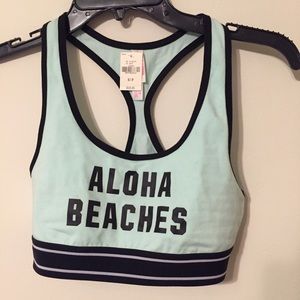 PINK Victoria's Secret "Aloha Beaches" sports bra
