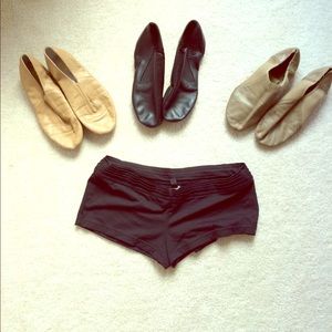 Dancer's black booty shorts (spandex)