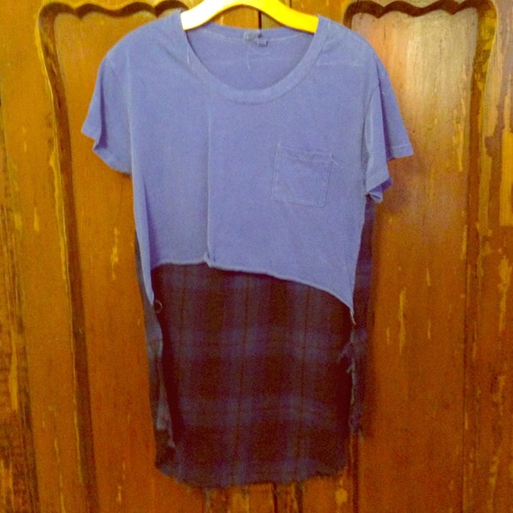 Urban Outfitters Tops - Urban outfitters Shortsleeve cotton flannel sz. S