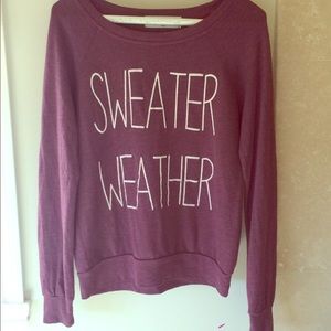 "Sweater Weather"