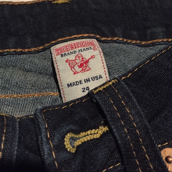 Never worn True Religion jeans! Size 24 - Picture 3 of 3