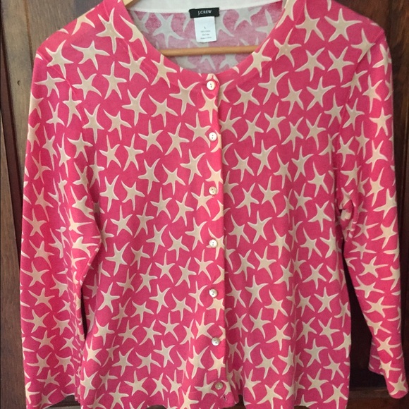 JCrew starfish cardigan
