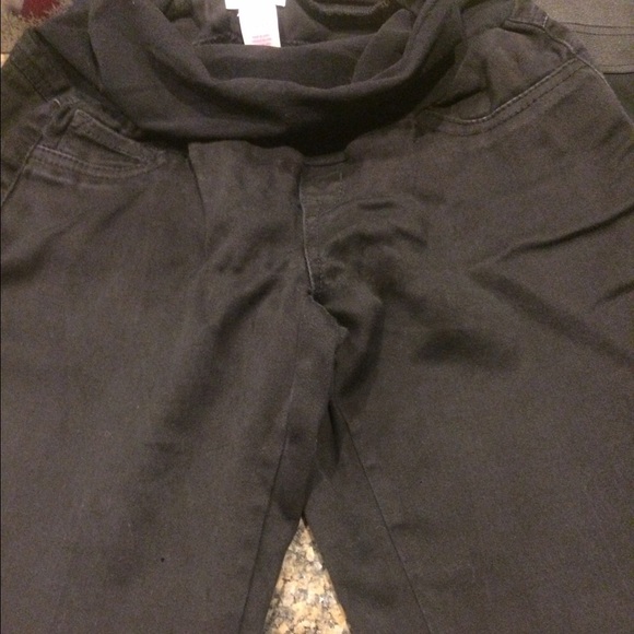 Black maternity dress black jeans - Picture 2 of 3