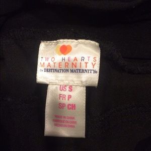 Black maternity dress black jeans