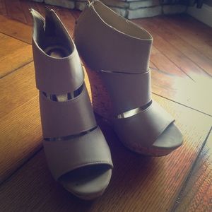 Tan wedges