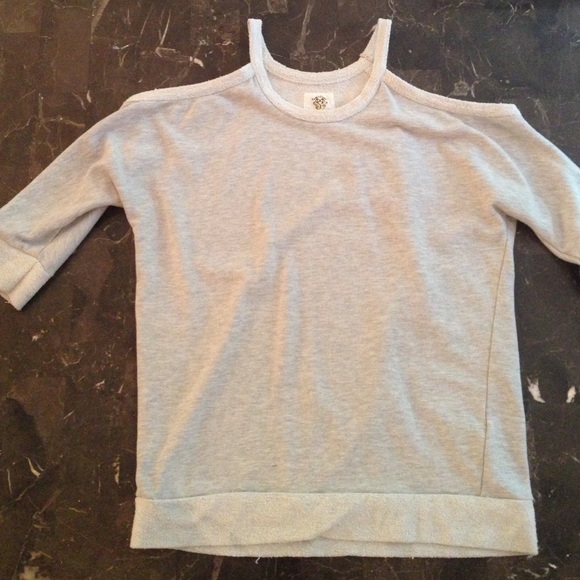 Grey Jessica Simpson trendy sweater